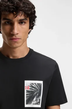 T-Shirt aus Baumwoll-Jersey mit Grafik-Print