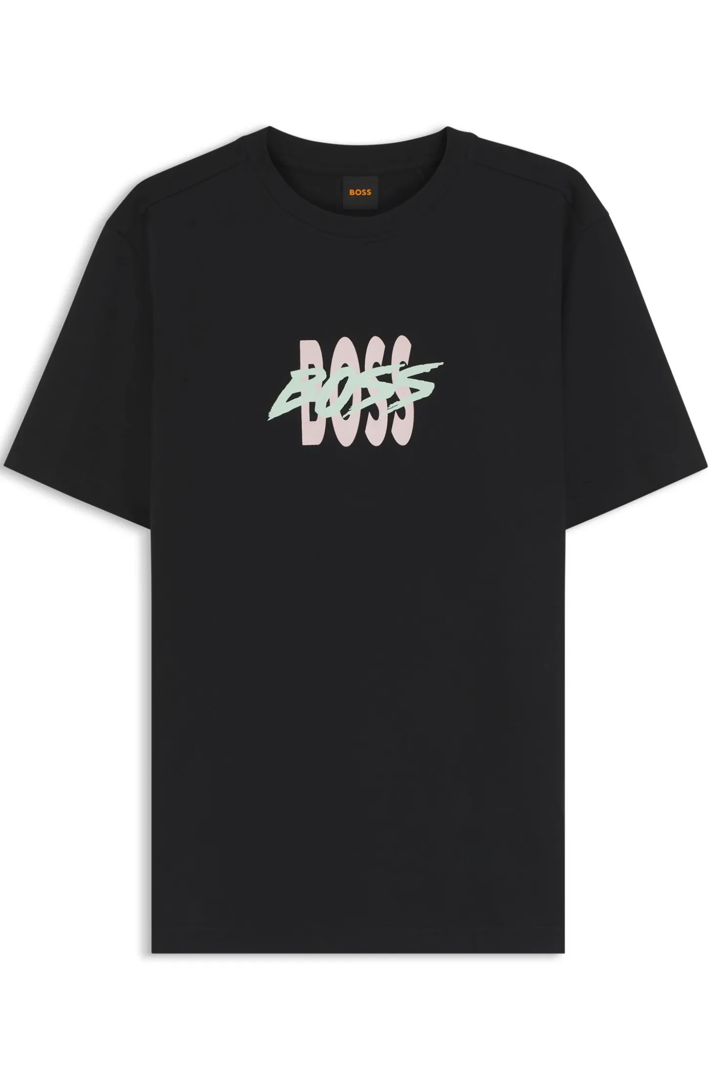 T-Shirt aus Baumwoll-Jersey mit Logo-Artwork