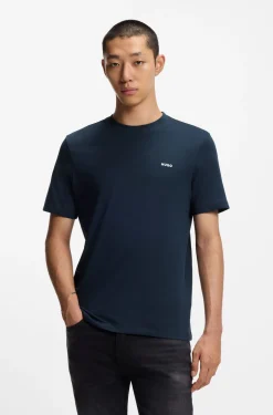 T-Shirt aus Baumwoll-Jersey mit Logo-Print