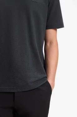 T-Shirt aus Baumwoll-Piqué mit Allover-Print