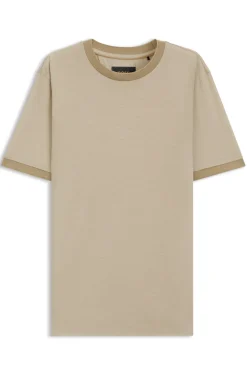 T-Shirt aus luxuriöser Travel Wool mit FK-Halsabschluss