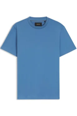 T-Shirt aus merzerisierter Supima-Baumwolle mit Rundhalsausschnitt