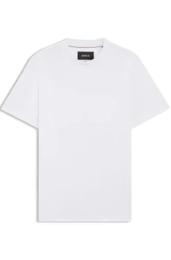 T-Shirt aus merzerisierter Supima-Baumwolle mit Rundhalsausschnitt