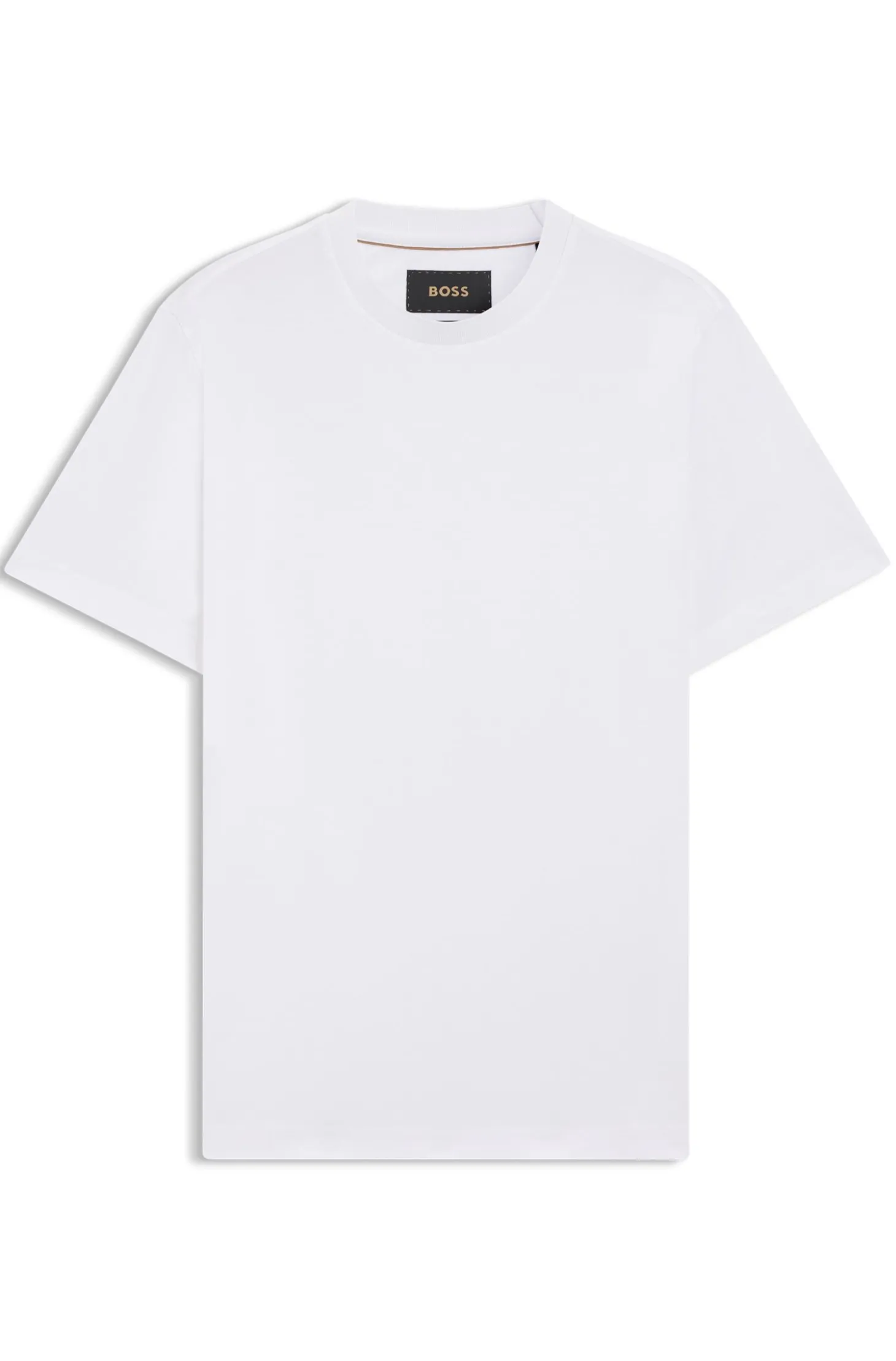 T-Shirt aus merzerisierter Supima-Baumwolle mit Rundhalsausschnitt