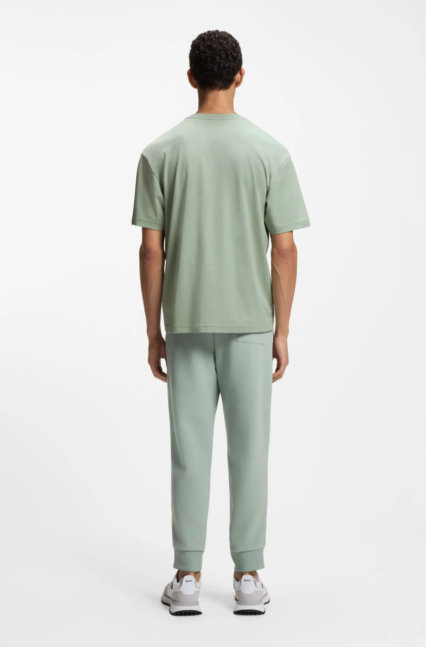 T-Shirt aus Pima-Baumwolle mit Tennis-Artwork