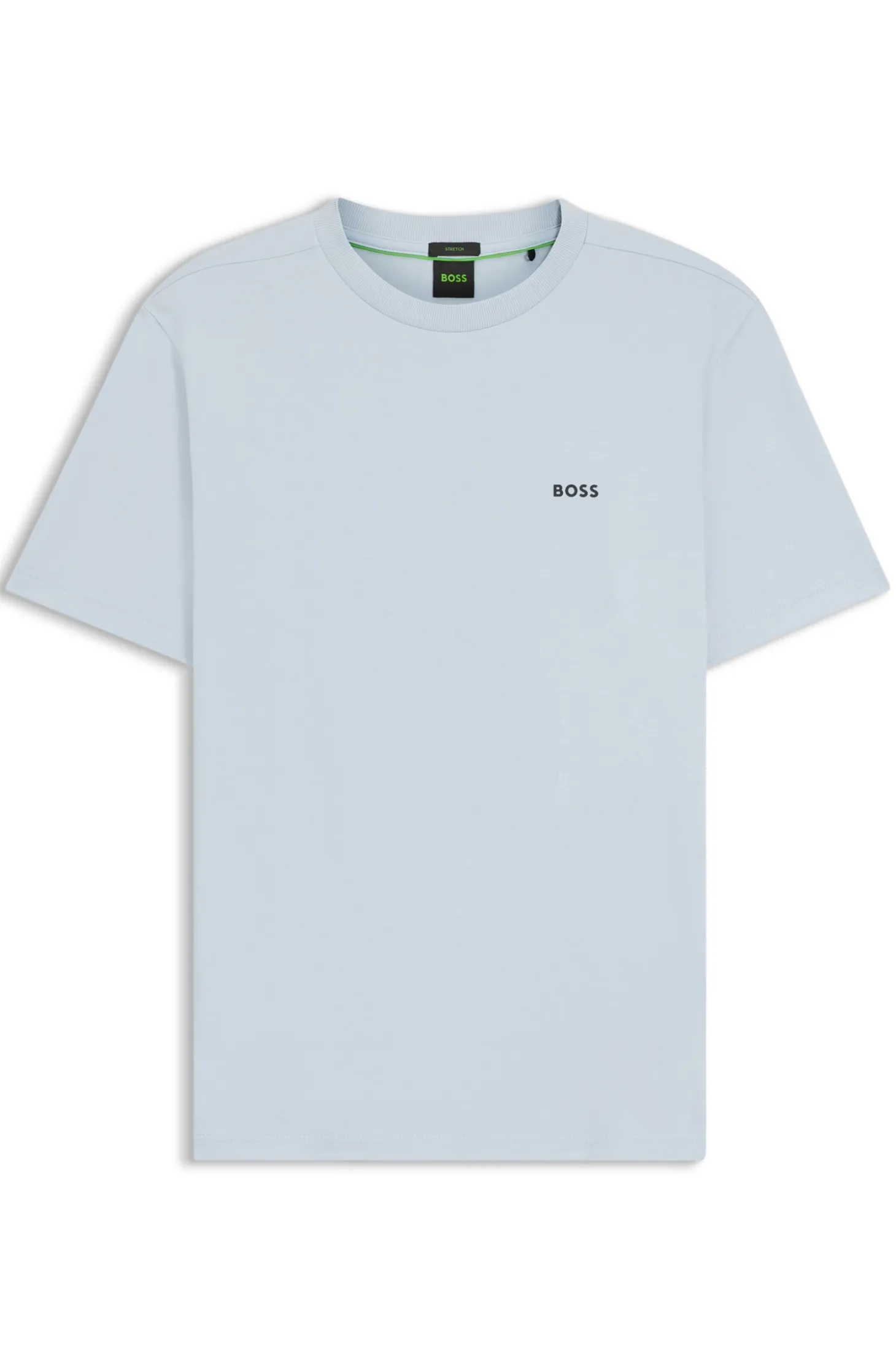 T-Shirt aus Stretch-Baumwolle mit Logo-Detail