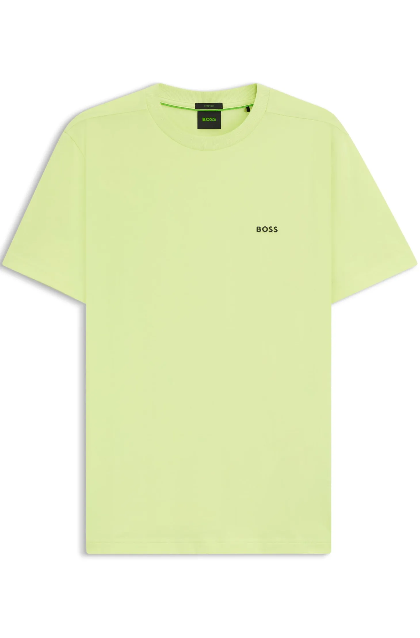 T-Shirt aus Stretch-Baumwolle mit Logo-Detail