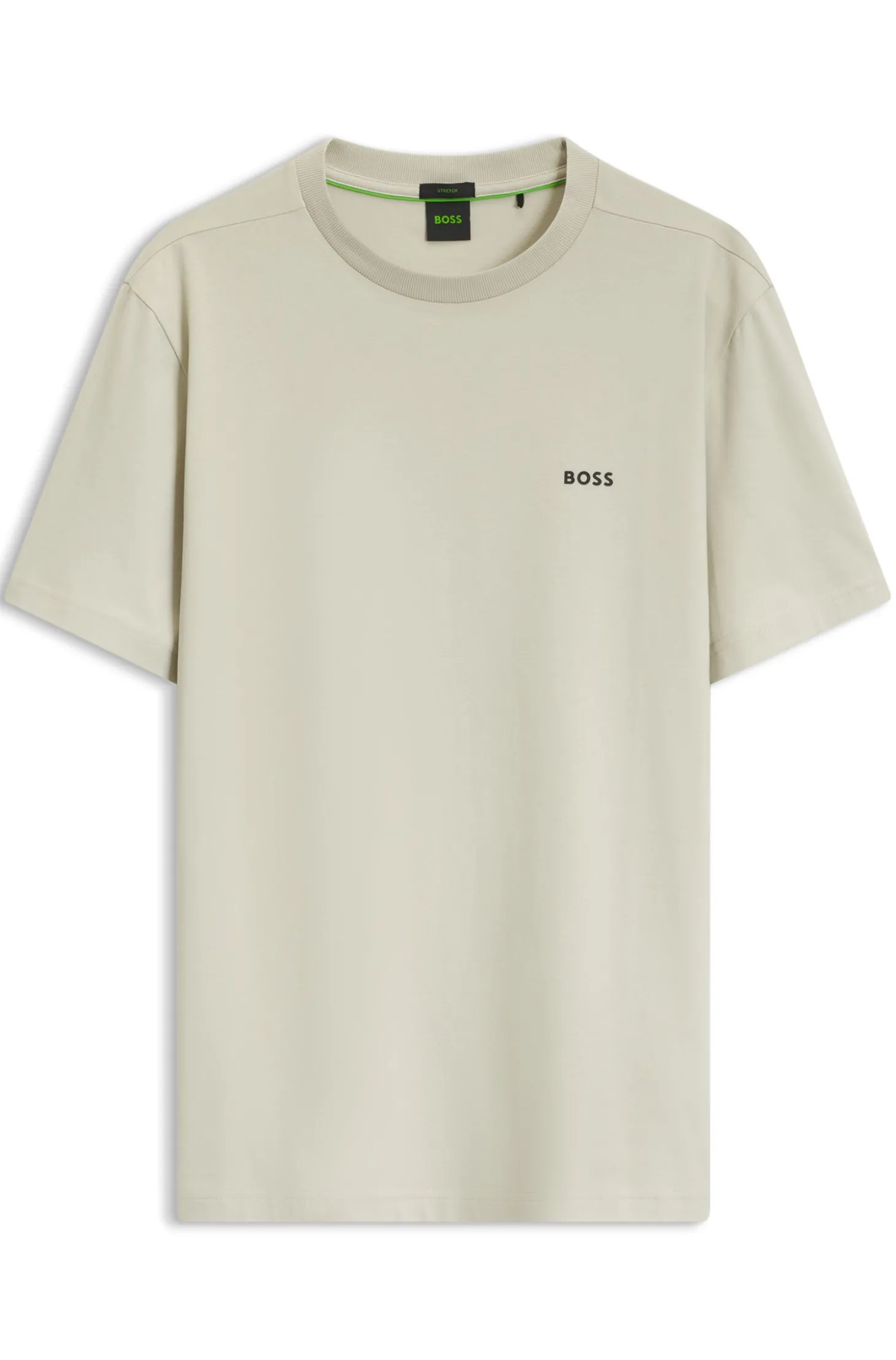 T-Shirt aus Stretch-Baumwolle mit Logo-Detail
