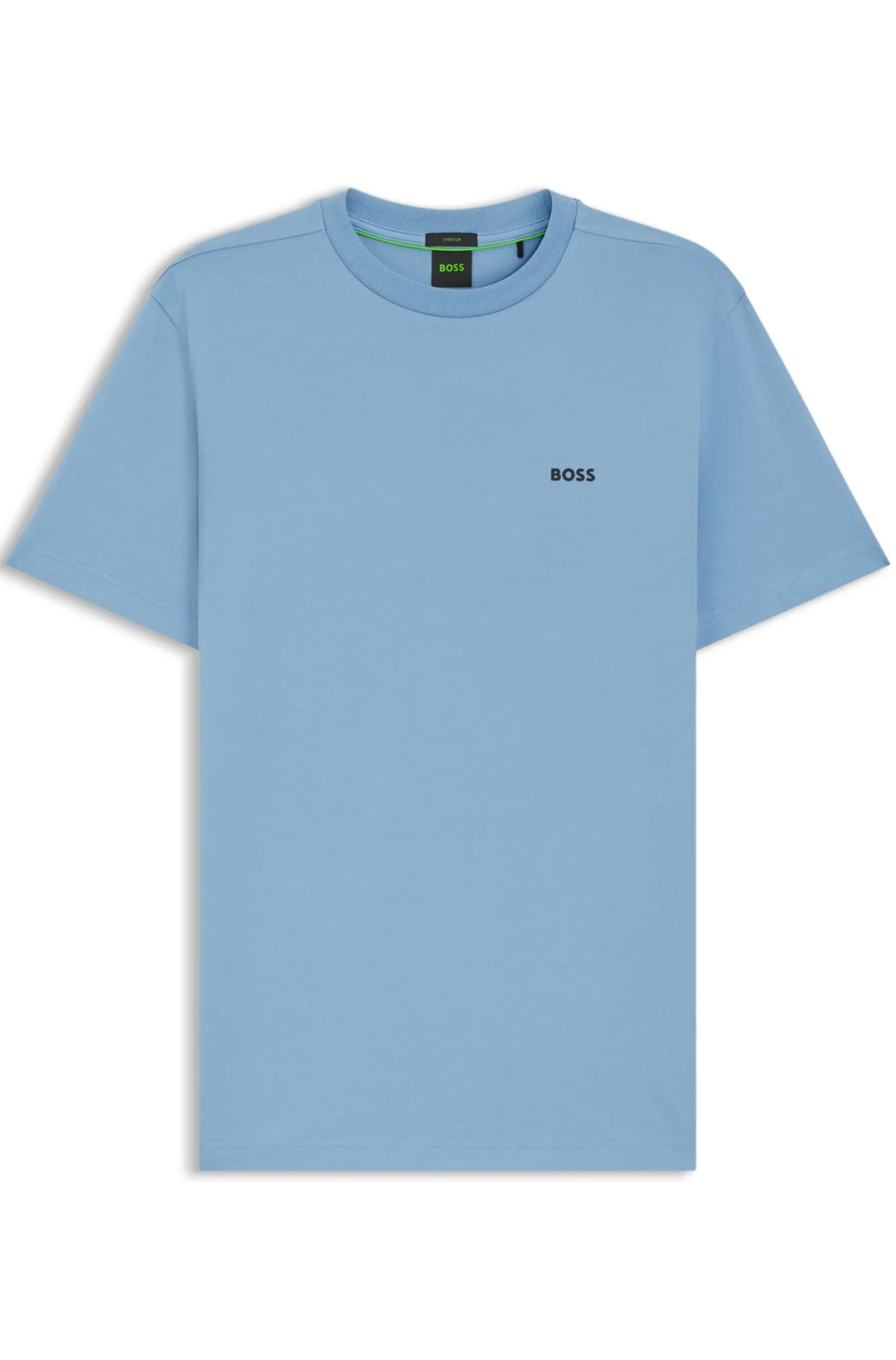 T-Shirt aus Stretch-Baumwolle mit Logo-Detail