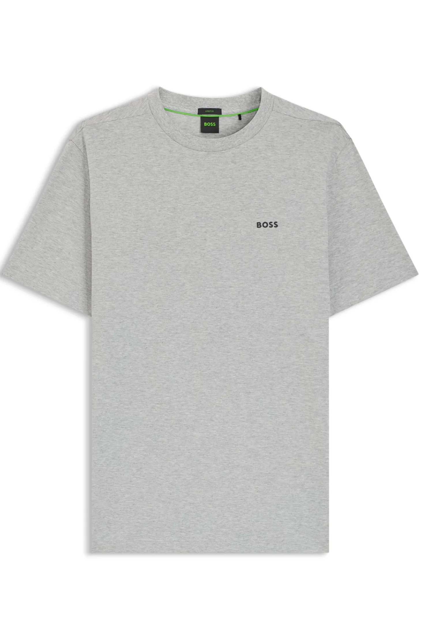 T-Shirt aus Stretch-Baumwolle mit Logo-Detail