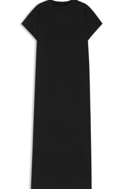 T-Shirt-Kleid aus Baumwoll-Jersey mit Happy HUGO Logo