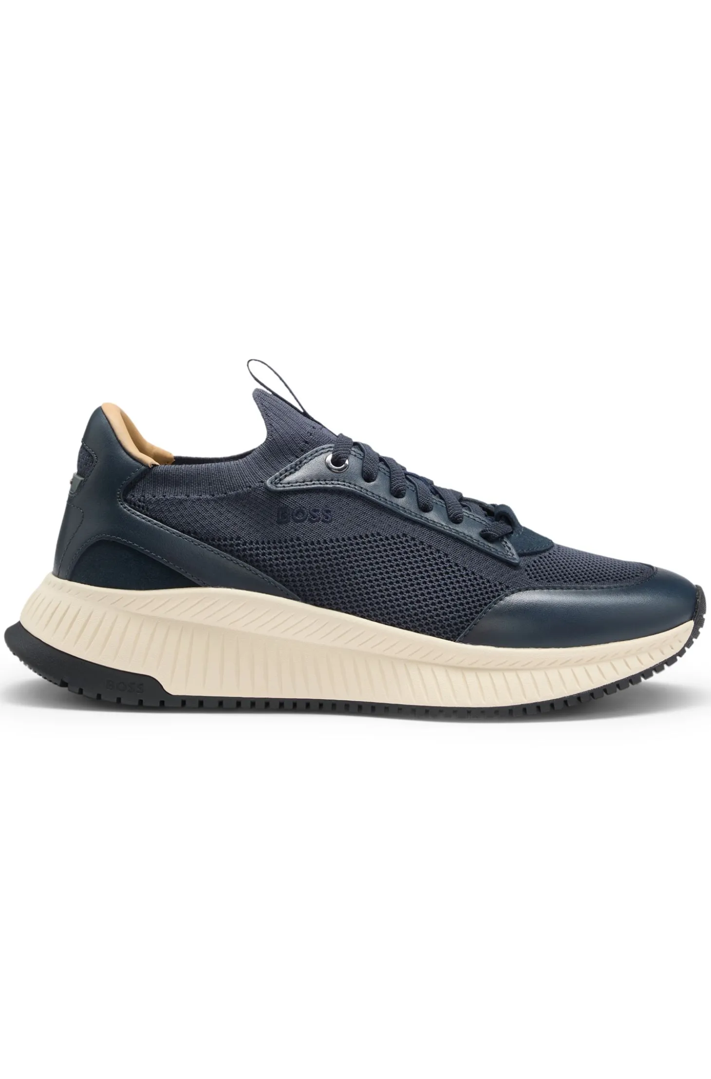 TTNM EVO Sneakers mit gestricktem Obermaterial und Lederdetails