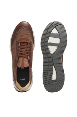 TTNM EVO Sneakers mit gestricktem Obermaterial und Lederdetails