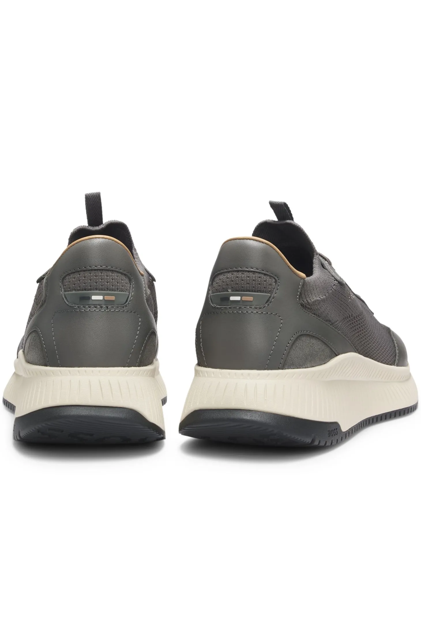 TTNM EVO Sneakers mit gestricktem Obermaterial und Lederdetails