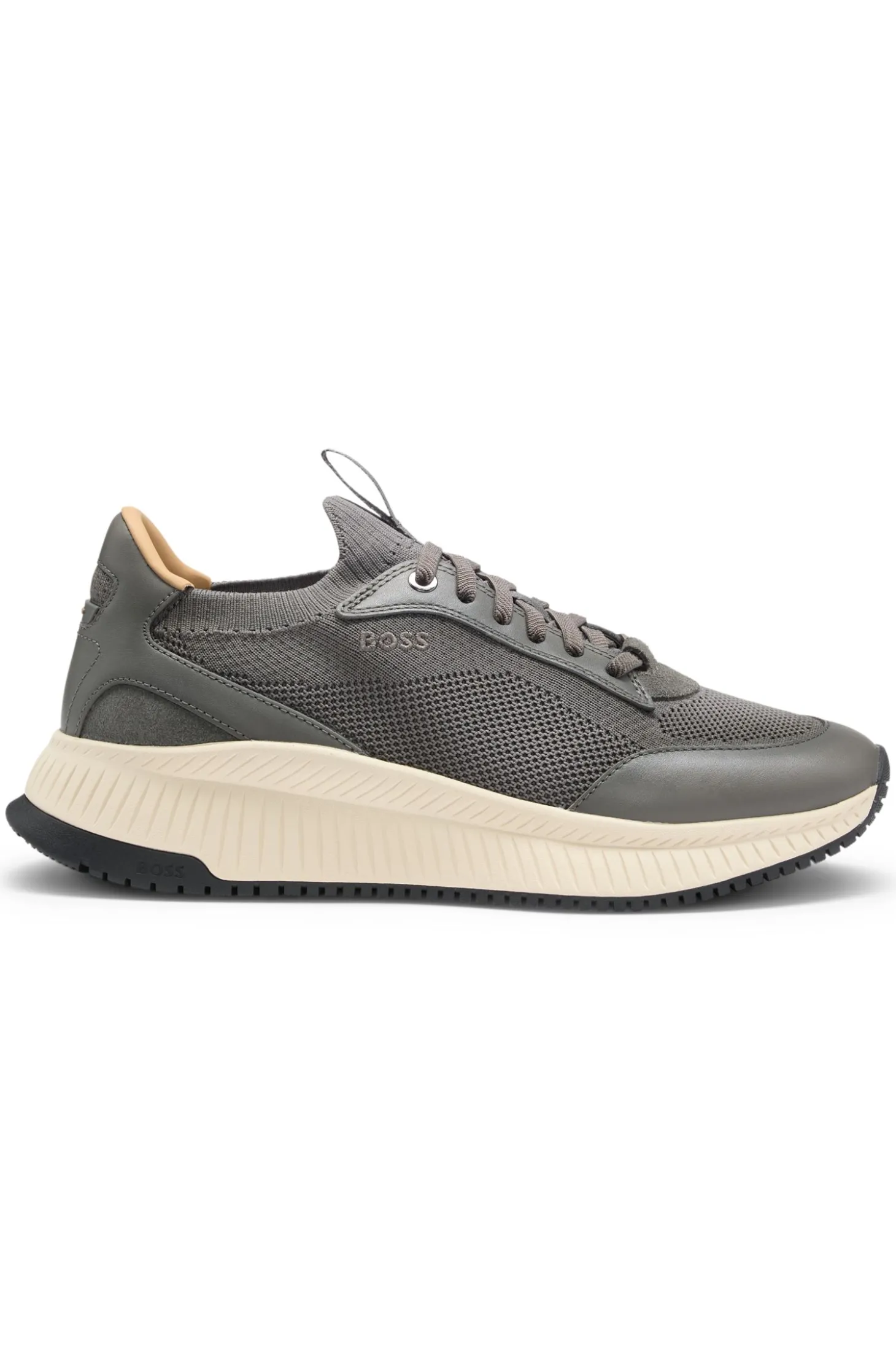 TTNM EVO Sneakers mit gestricktem Obermaterial und Lederdetails