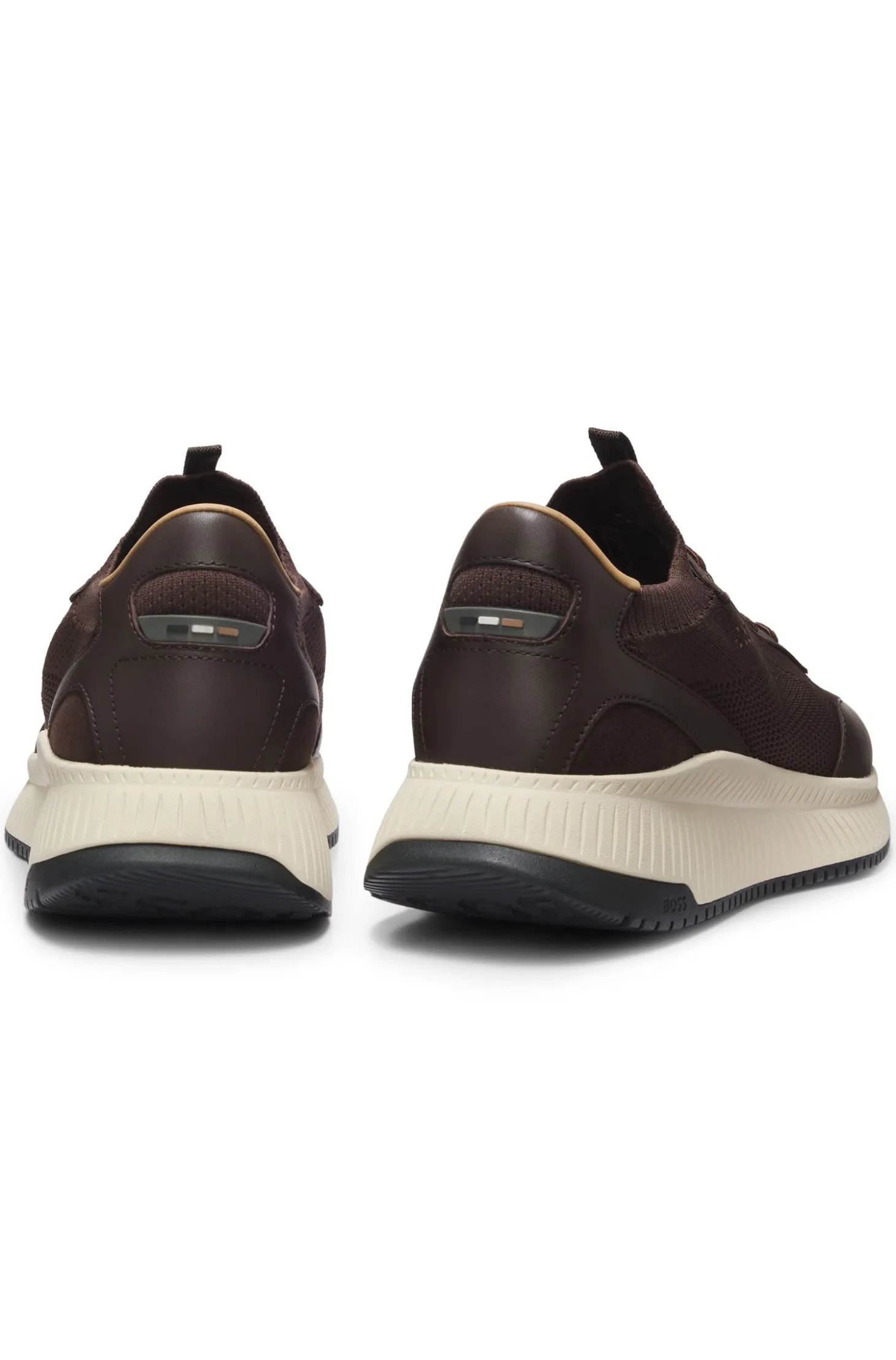 TTNM EVO Sneakers mit gestricktem Obermaterial und Lederdetails