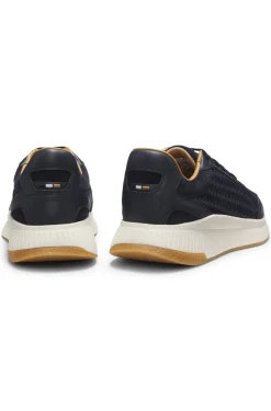 TTNM EVO Sneakers mit gewebtem Obermaterial und Velourslederdetails