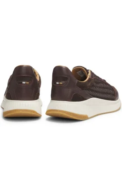 TTNM EVO Sneakers mit gewebtem Obermaterial und Velourslederdetails
