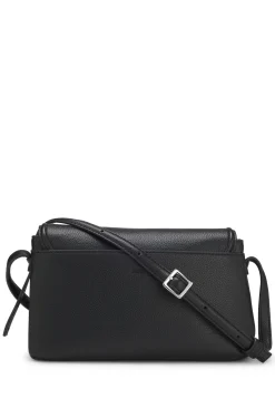 Umhängetasche aus genarbtem Kunstleder mit Double-B-Monogramm