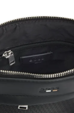 Umhängetasche mit Monogramm-Muster