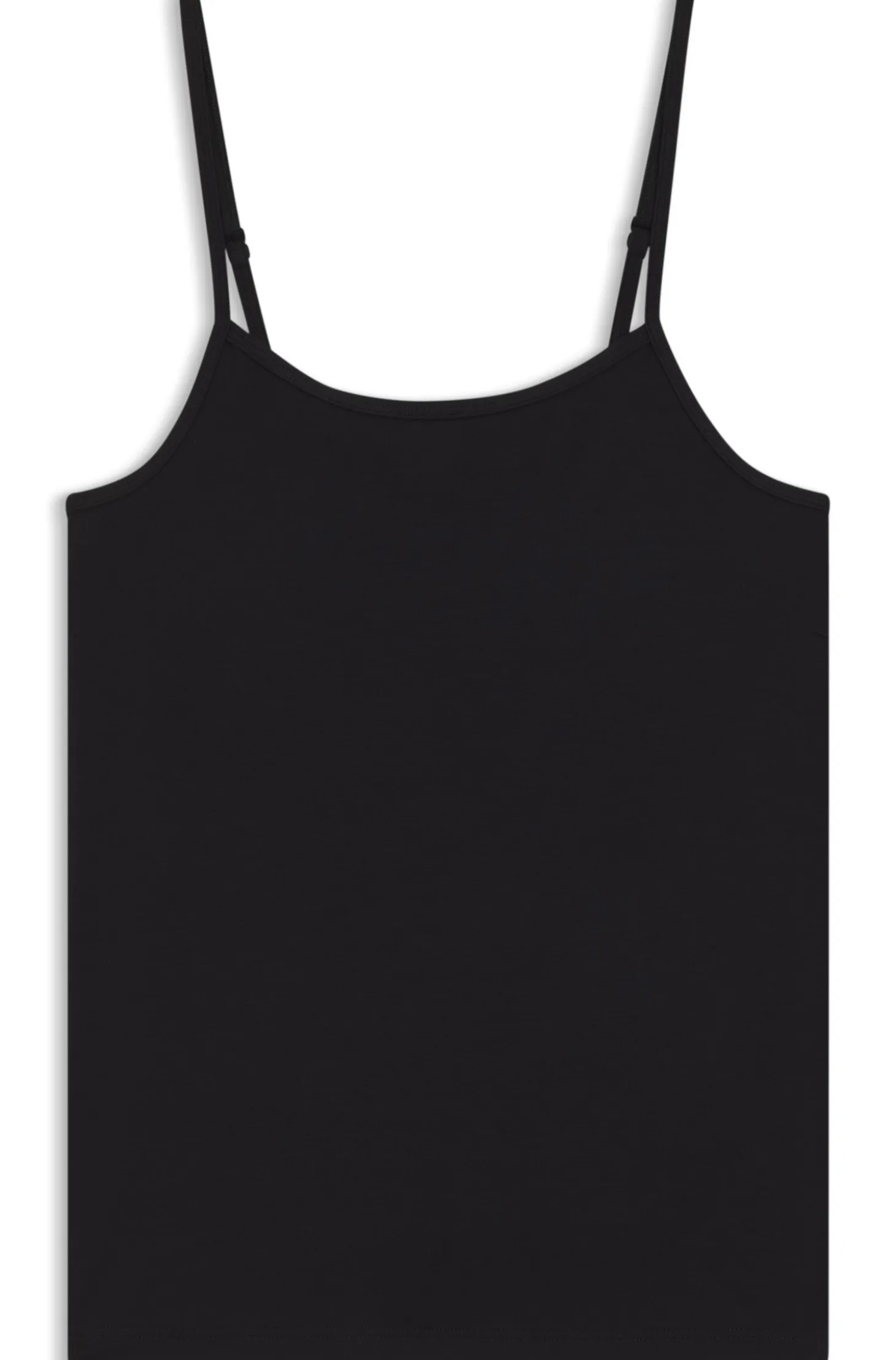 Unterhemd aus Stretch-Jersey mit verstellbaren Riemchen