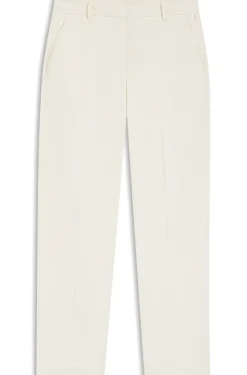 Verkürzte Tapered-Fit Hose aus elastischer Baumwolle