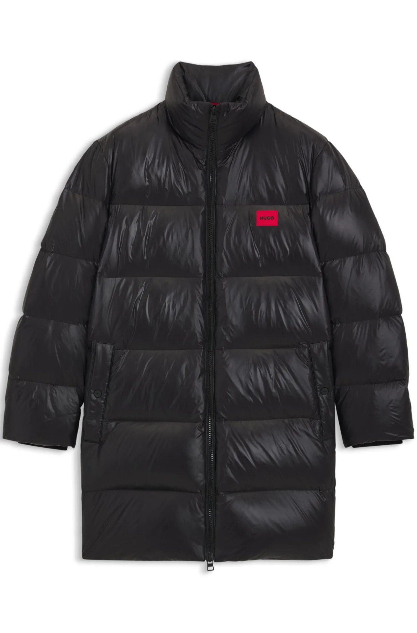 Wasserabweisende Daunenjacke mit Logo-Detail