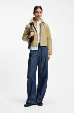 Wasserabweisende Jacke aus Baumwoll-Mix
