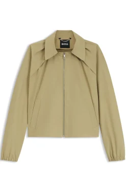 Wasserabweisende Jacke aus Baumwoll-Mix