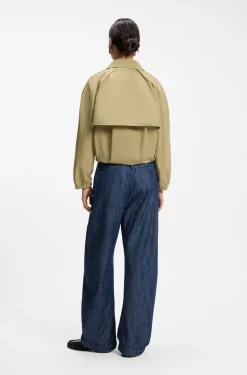 Wasserabweisende Jacke aus Baumwoll-Mix
