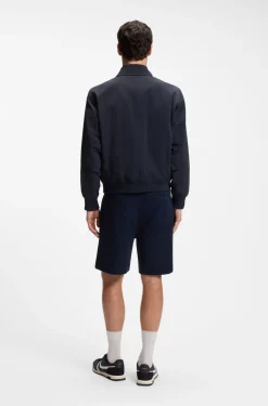 Wasserabweisende Jacke aus Crinkle-Gewebe