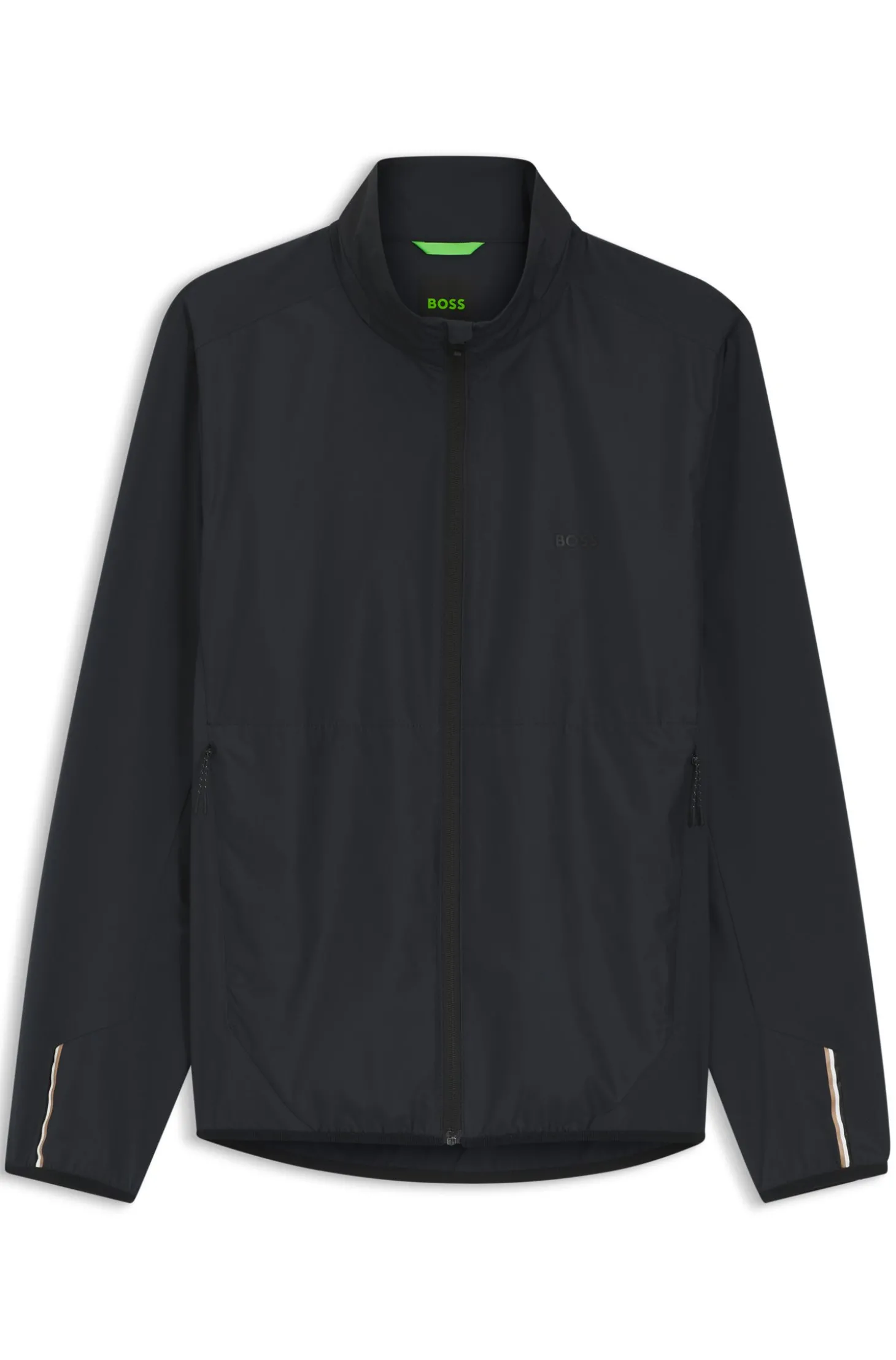 Wasserabweisende Jacke aus Vier-Wege-Stretch-Gewebe