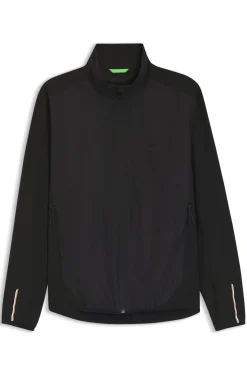 Wasserabweisende Jacke aus Vier-Wege-Stretch-Gewebe