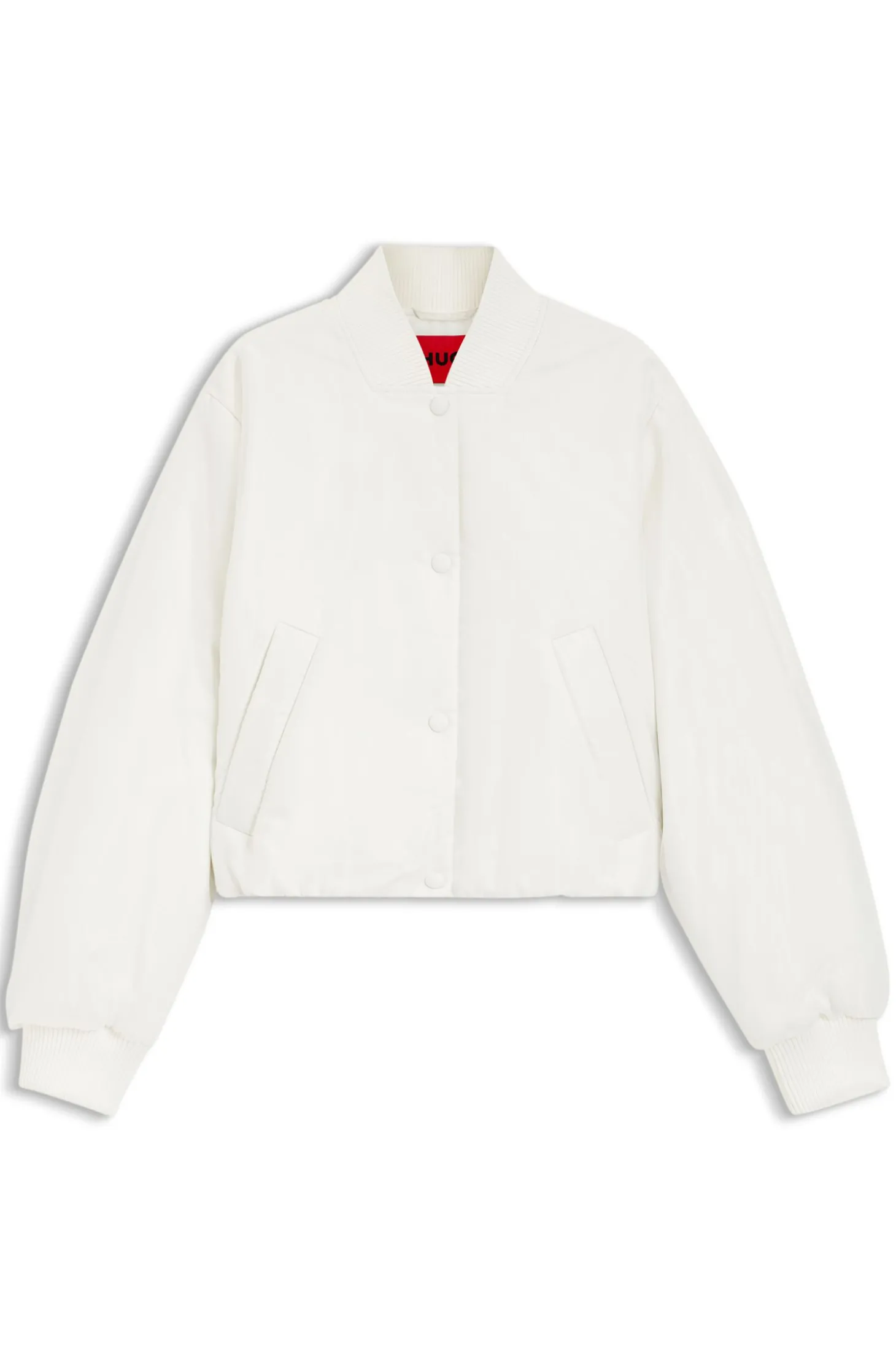 Wasserabweisende Jacke mit Chiffon-Overlay