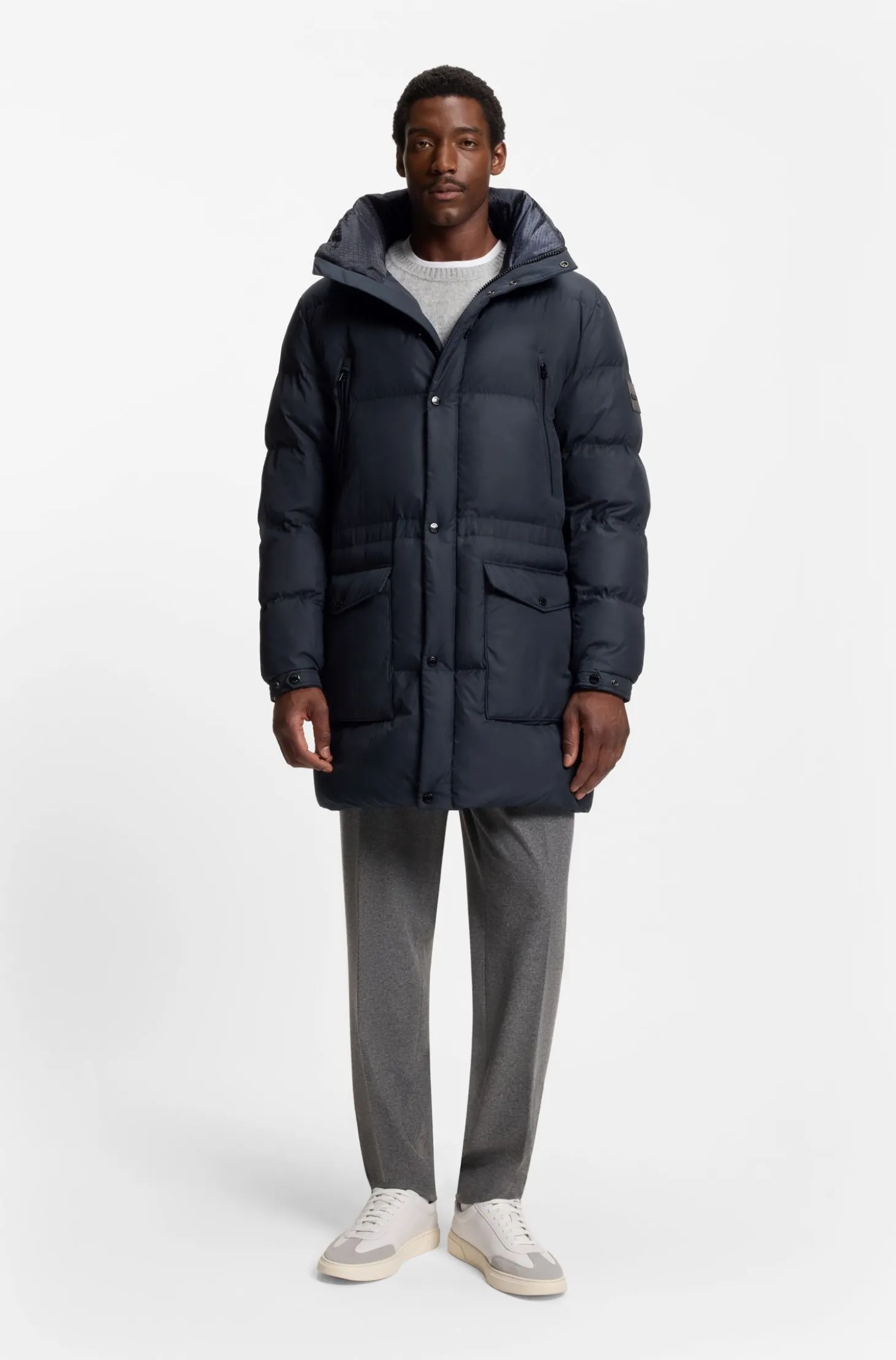 Wasserabweisende Jacke mit Füllung