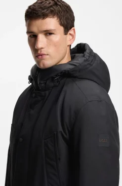 Wasserabweisende Jacke mit kontrastierendem Einsatz