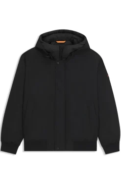 Wasserabweisende Jacke mit kontrastierendem Einsatz