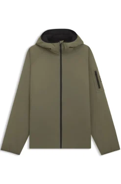 Wasserabweisende Jacke mit verstellbarem Saum