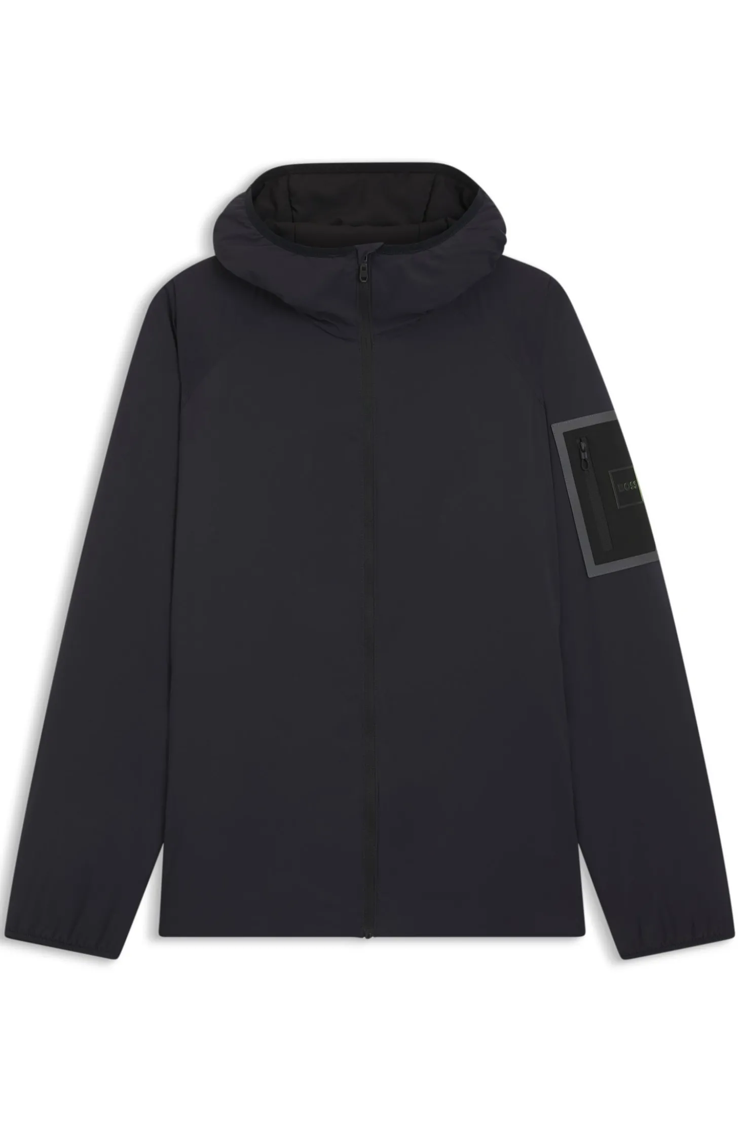 Wasserabweisende Jacke mit verstellbarem Saum