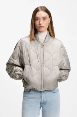 Wasserabweisende Jacke mit Zwiebelsteppung