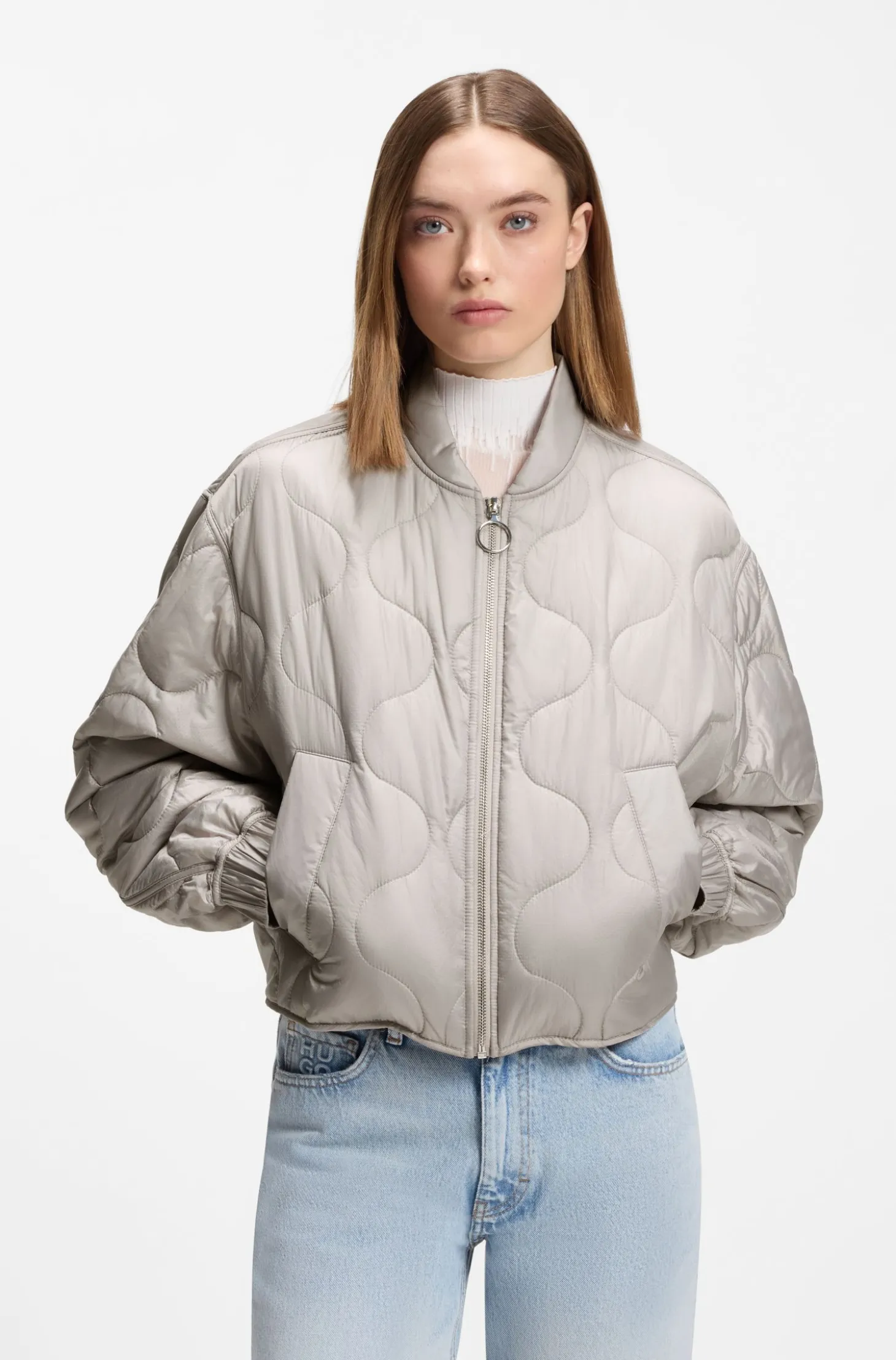 Wasserabweisende Jacke mit Zwiebelsteppung