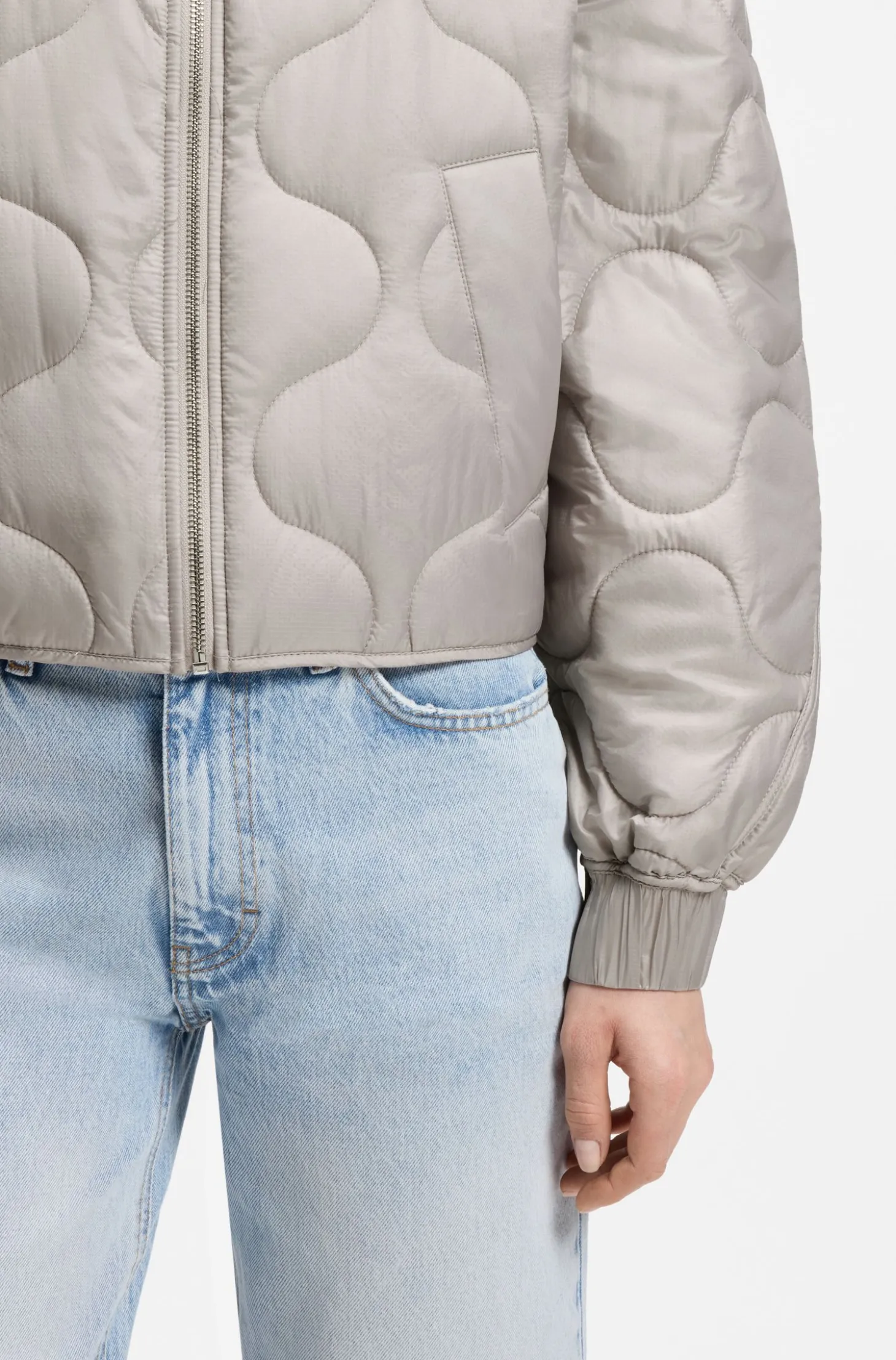 Wasserabweisende Jacke mit Zwiebelsteppung