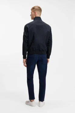 Wasserabweisender Blouson aus Knitter-Gewebe