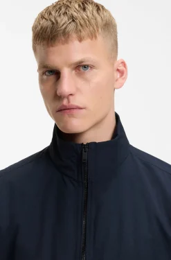Wasserabweisender Blouson aus Knitter-Gewebe