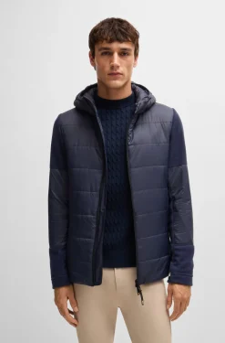 Wasserabweisende Reitsport-Jacke mit Fleece-Details