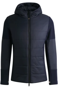 Wasserabweisende Reitsport-Jacke mit Fleece-Details