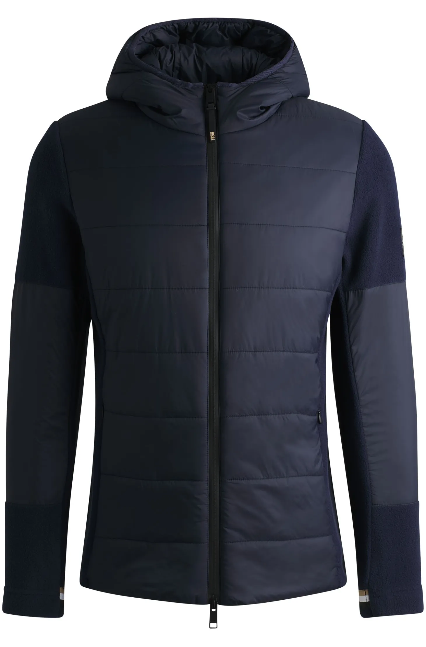 Wasserabweisende Reitsport-Jacke mit Fleece-Details