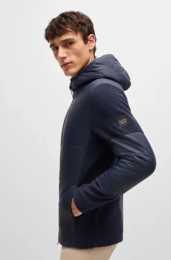 Wasserabweisende Reitsport-Jacke mit Fleece-Details