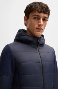 Wasserabweisende Reitsport-Jacke mit Fleece-Details