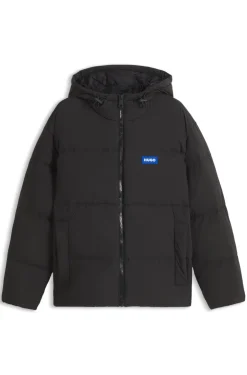 Wasserabweisende Relaxed-Fit Jacke mit Logo-Badge